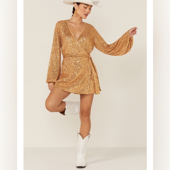 𝓯𝓹 Free People ~ Christa Sequin Romper in pink - Picture 16 of 17